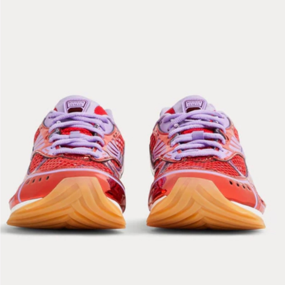 Bottega Veneta Red and Purple Men's Sneakers